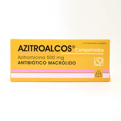 AZITROALCOS 500 MG CAJA X 3 COMPRIMIDOS - Ecofarma