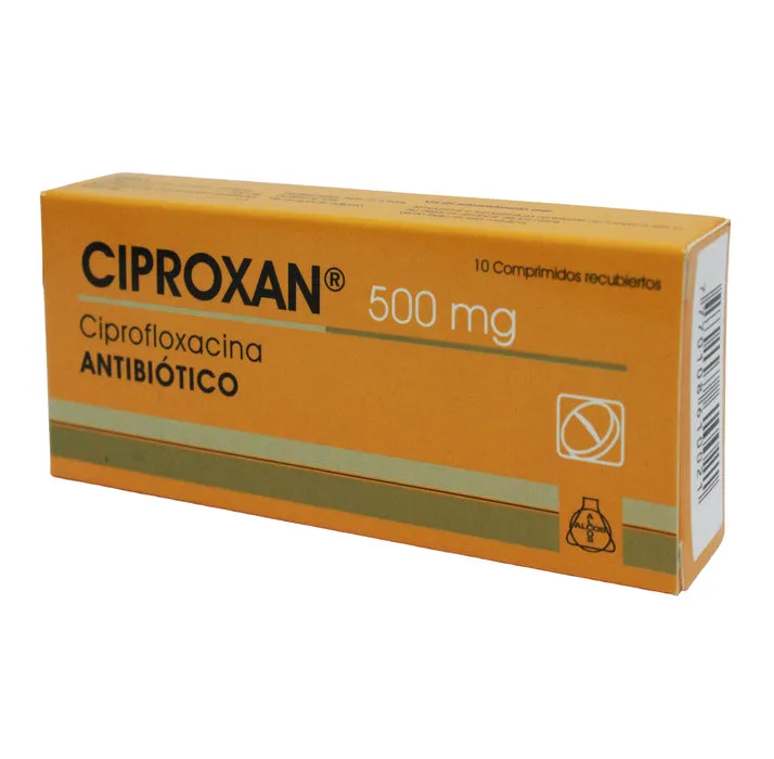 CIPROXAN 500 MG CAJA X 10 COMPRIMIDOS - Ecofarma