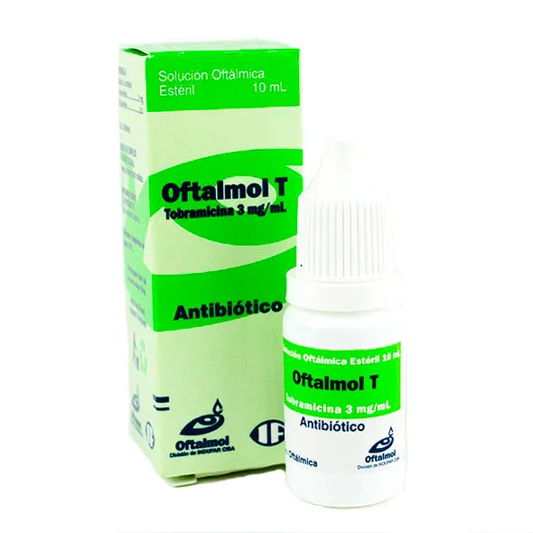 OFTALMOL T TOBRAMICINA COLIRIO FCOX 3 ML - Ecofarma