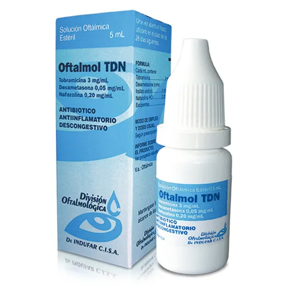 OFTALMOL TDN  SOL. OFTALMICA X 5 ML - Ecofarma