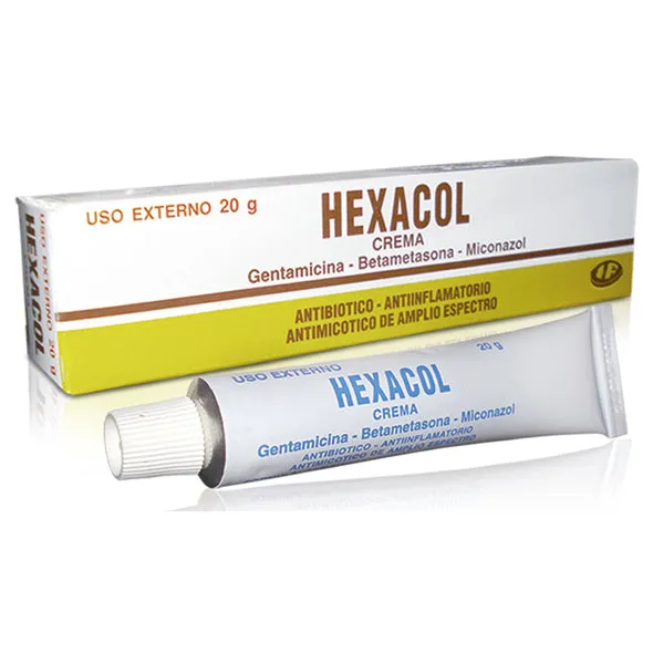 HEXACOL CREMA DERMICA TUBO X 20 G - Ecofarma