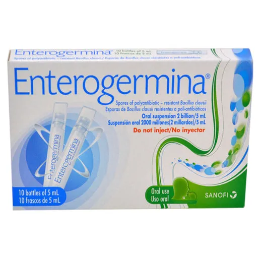 ENTEROGERMINA 5 ML CAJA X 10 AMPOLLA BEBIBLE - Ecofarma