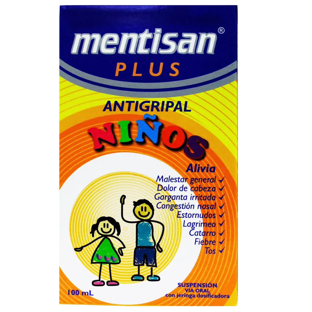 MENTISAN PLUS NIÑOS SUSPENCION FCO X 100 ML - Ecofarma