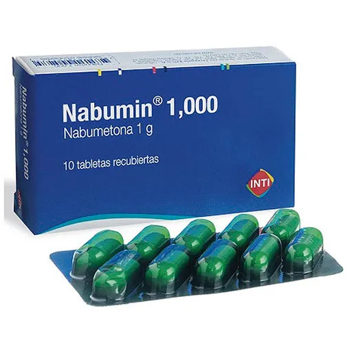 NABUMIN 1000 MG CAJA X 10 TABLETAS - Ecofarma