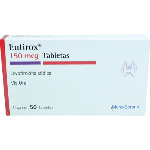 EUTIROX 150 MCG CAJA X 50 COMPRIMIDOS - Ecofarma