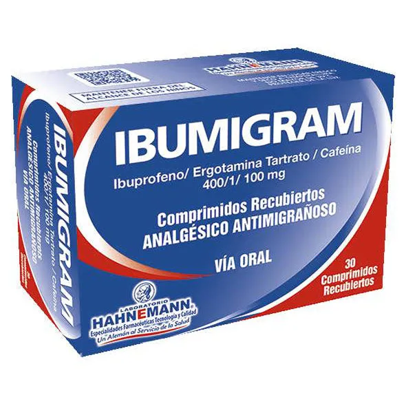 IBUMIGRAM CAJA X 30 COMPRIMIDOS - Ecofarma