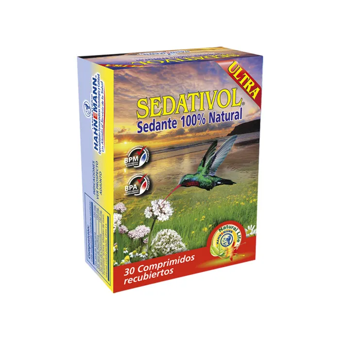 SEDATIVOL ULTRA CAJA X 30 COMPRIMIDOS - Ecofarma
