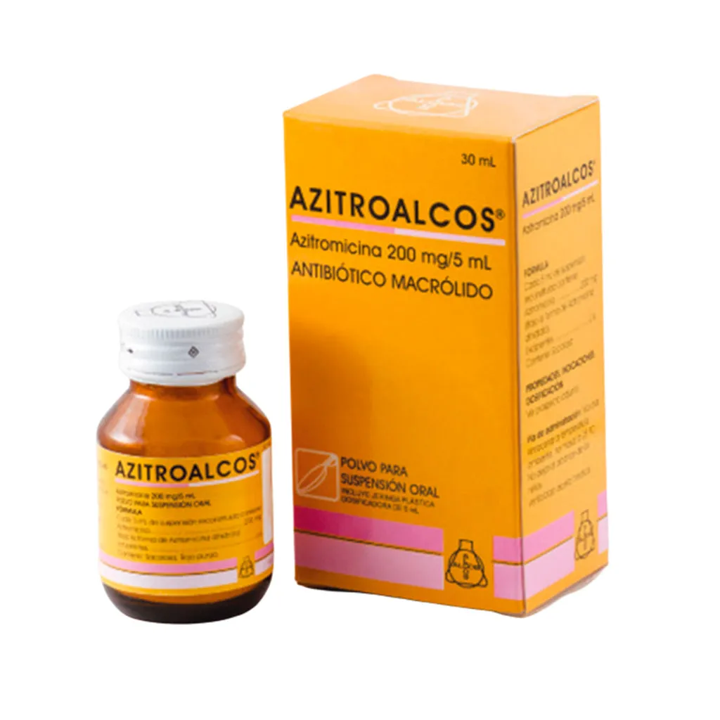 AZITROALCOS 200 MG SUSPENSIÓN FCO X 30 ML - Ecofarma