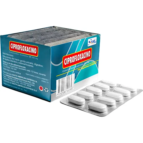 CIPROFLOXACINO 500 MG CAJA X 100 COMPRIMIDOS - Ecofarma