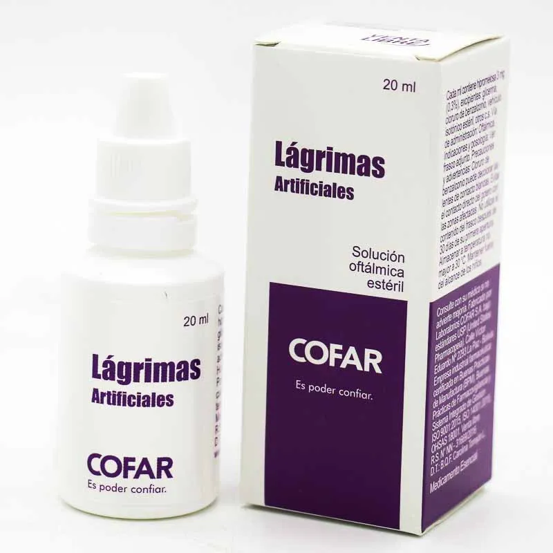 LAGRIMAS ARTIFICIALES SOL. OFTALMICA X 20 ML - Ecofarma