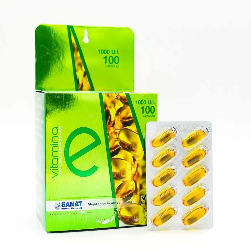 VITAMINA E 1000 U.I. CAJA X 100 CAPSULAS - Ecofarma