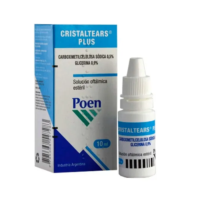 CRISTALTEARS PLUS SOL. OFTALMICA X 10 ML - Ecofarma