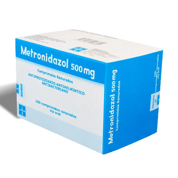 METRONIDAZOL 500 MG CJA X 500 COMPRIMIDOS - Ecofarma