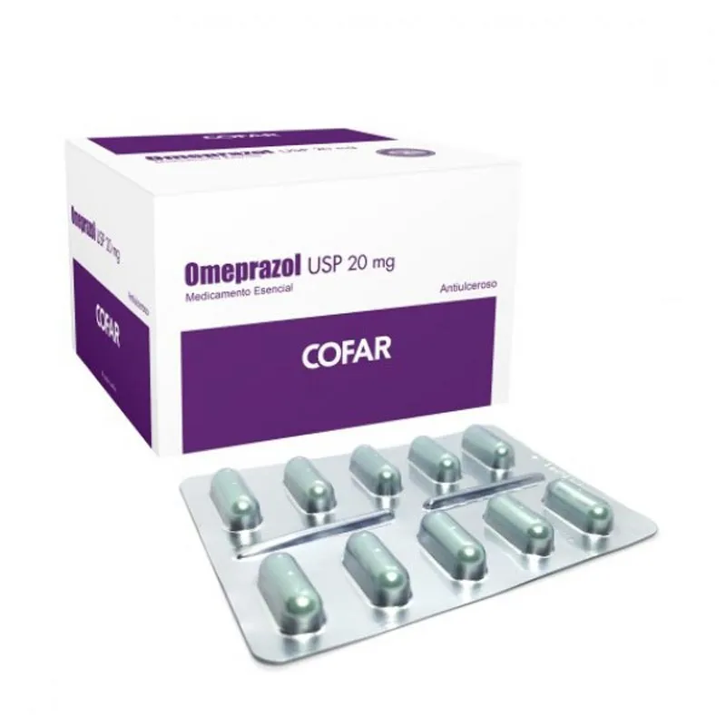 OMEPRAZOL 20 MG CAJA X 400 CAPSULAS - Ecofarma