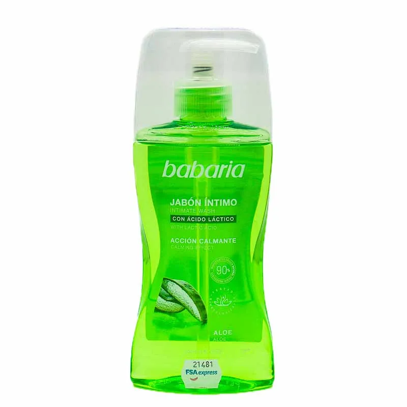 BABARIA JABON INTIMO ALOE X 300 ML - Ecofarma