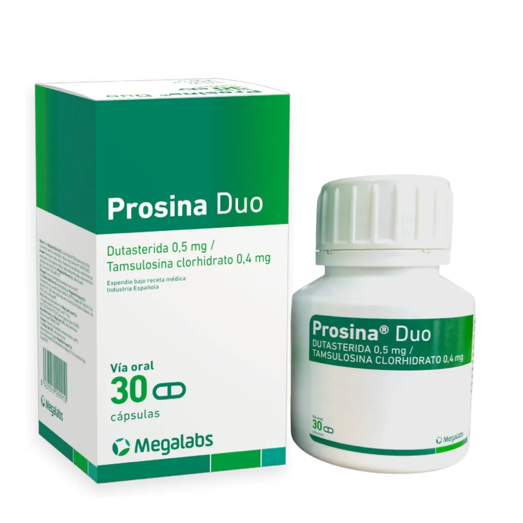 PROSINA DUO 0.5/0.4 MG CAJA X 30 CAPSULAS - Ecofarma