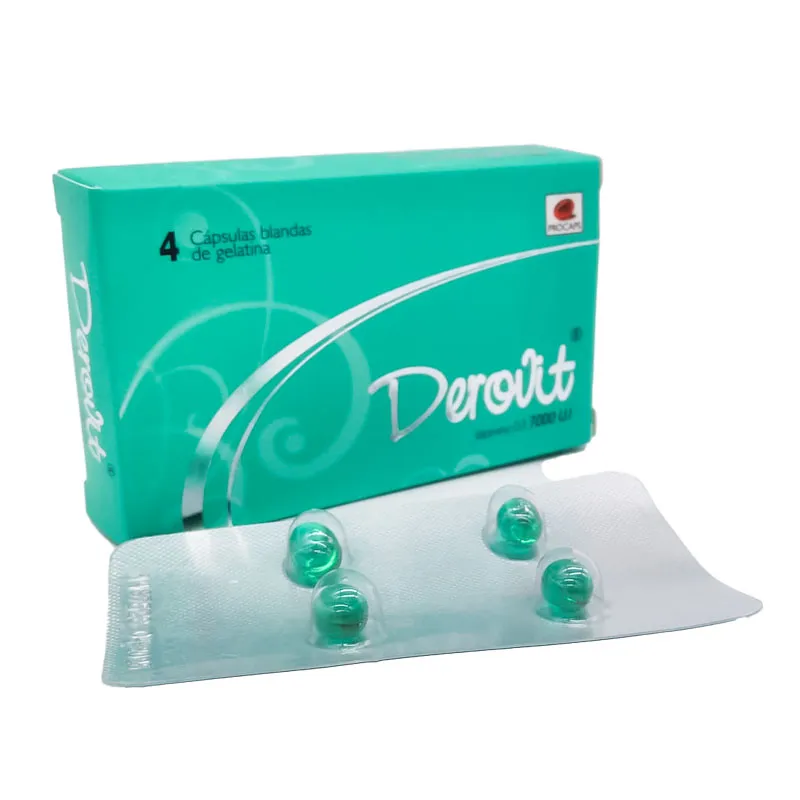 DEROVIT 7000 UI CAJA X 4 CAPSULAS - Ecofarma