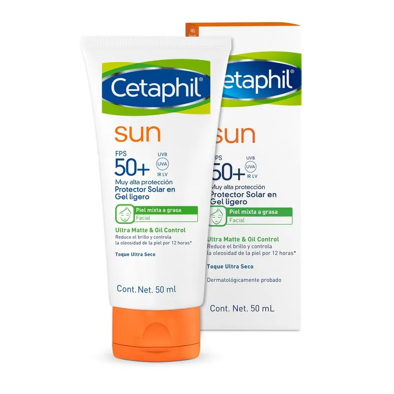 CETAPHIL SUN OIL CONTROL FPS 50 + PROTECTOR SOLAR  X 50 ML - Ecofarma