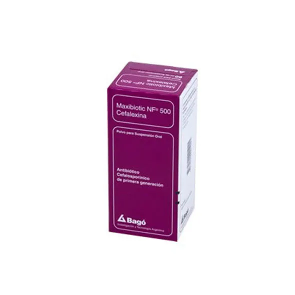 MAXIBIOTIC NF 500 MG SUSP FCO X 60 ML - Ecofarma