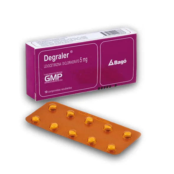 DEGRALER 5 MG CAJA X 10 COMPRIMIDOS - Ecofarma