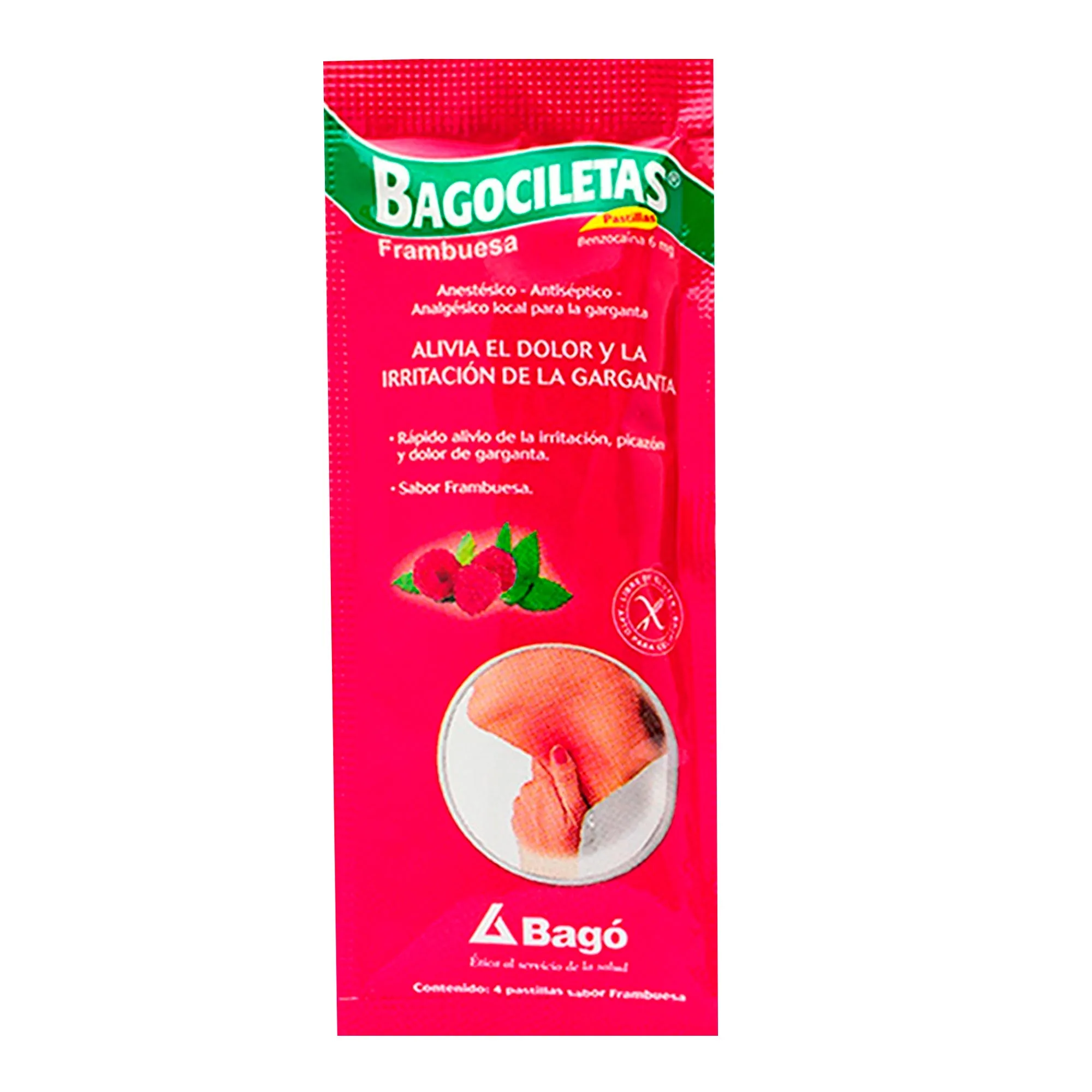 BAGOCILETAS PLUS FRAMBUESA CAJA X 25 SOBRES - Ecofarma