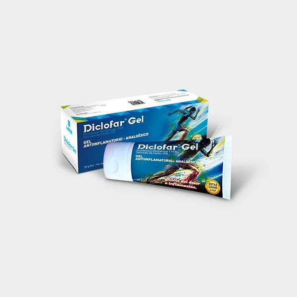 DICLOFAR GEL 1,16 % TUBO X 35 GR - Ecofarma