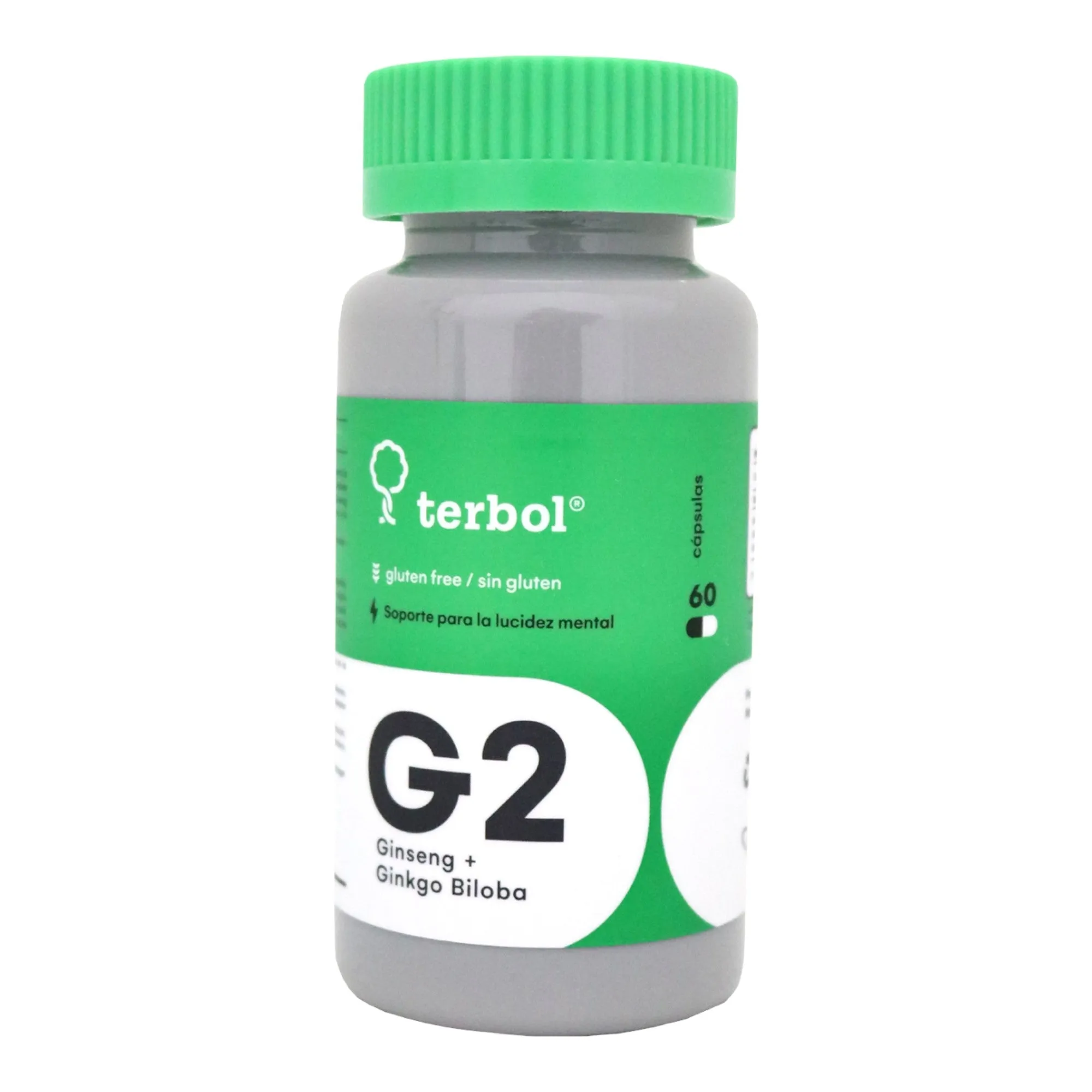 G2 GINSENG + GINKGO BILOBA X 60 CAPS - Ecofarma