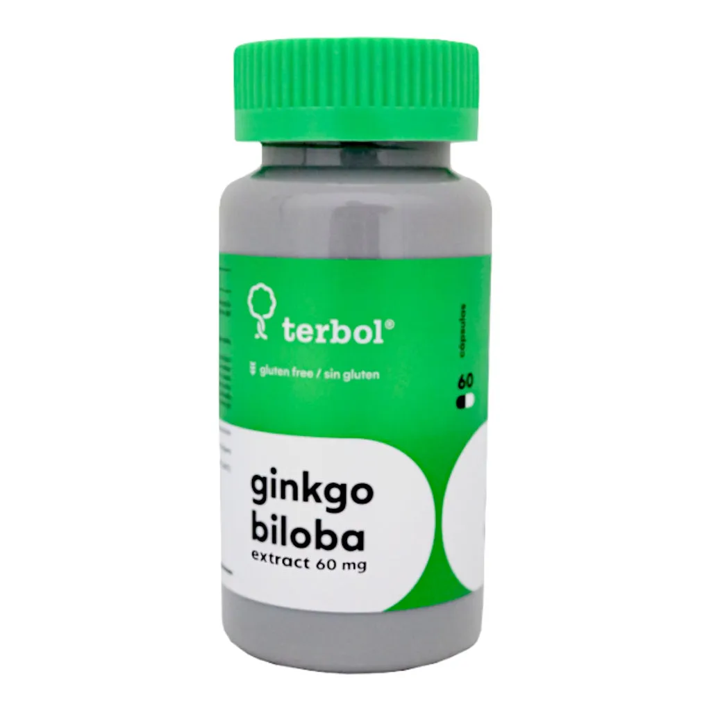 GINKGO BILOBA EXTRACT 60 MG FCO X 60 CAPSULAS - Ecofarma
