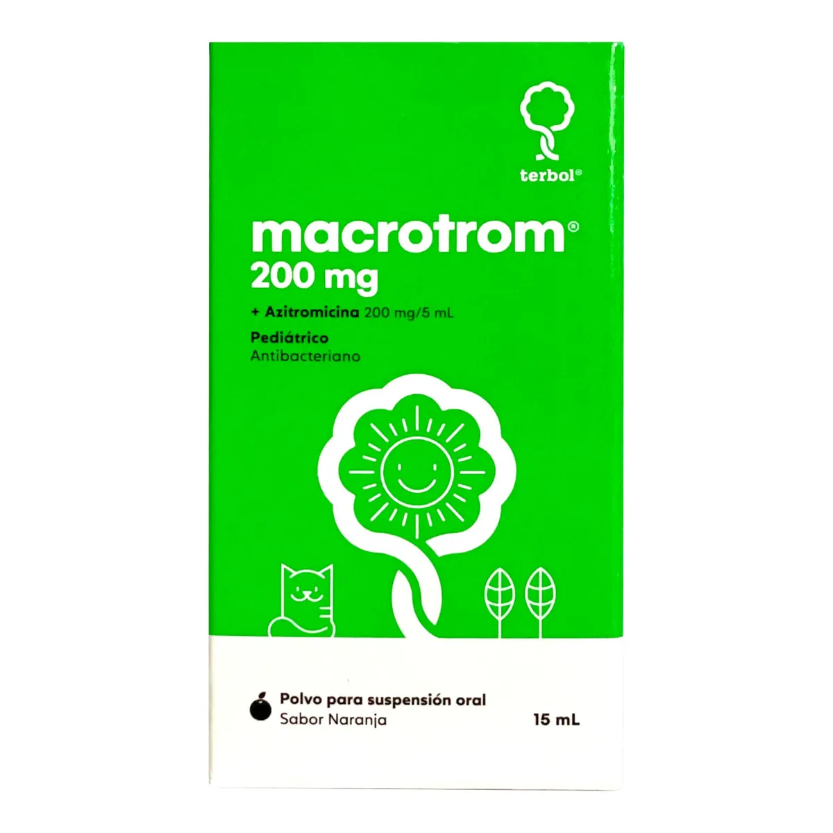 MACROTROM 200 MG FCO X 30 ML - Ecofarma