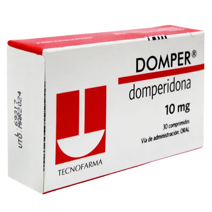 DOMPER DOMPERIDONA CAJA X 30 COMPRIMIDOS - Ecofarma