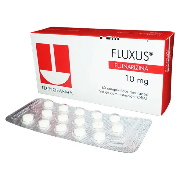 FLUXUS FLUNARIZINA 10 MG CAJA X 60 COMPRIMIDOS - Ecofarma
