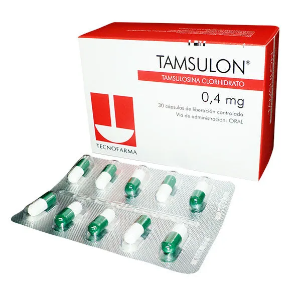 TAMSULON TAMSULOSINA 0.4 MG CAJA X 30 CAPSULAS - Ecofarma