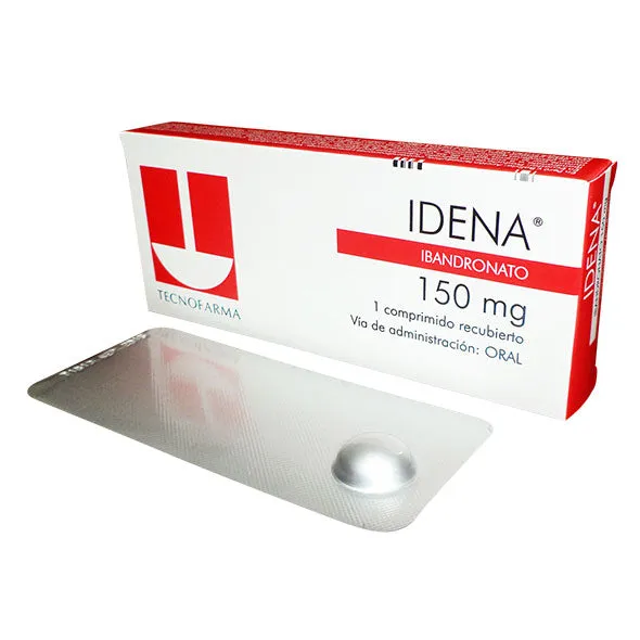 IDENA IBANDRONATO 150 MG CAJA X 1 COMPRIMIDO - Ecofarma