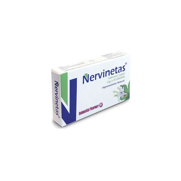 NERVINETAS CAJA X 30 GRAGEAS - Ecofarma