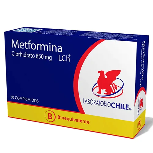METFORMINA 850 MG CAJA X 30 COMPRIMIDOS - Ecofarma