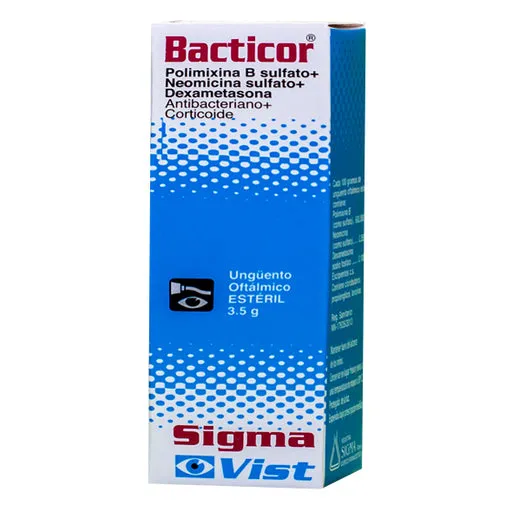 BACTICOR UNGUENTO OFTALMICO TBO 3.5 G - Ecofarma