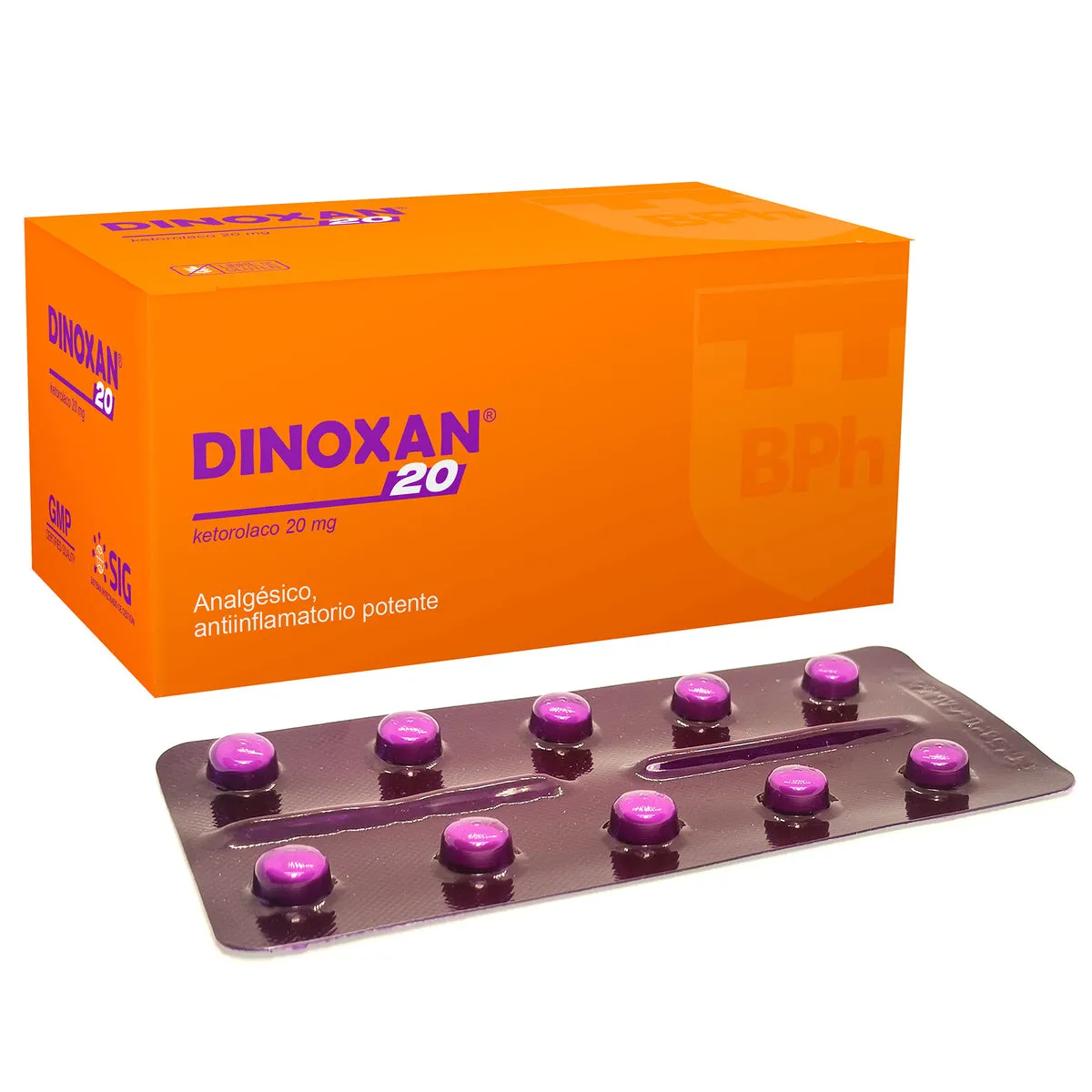 DINOXAN 20 MG CAJA X 100 COMPRIMIDOS - Ecofarma