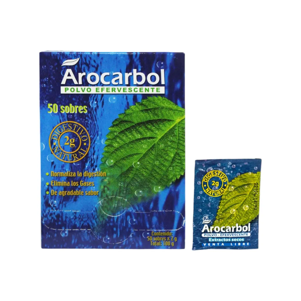 AROCARBOL CAJA X 50 SOBRES - Ecofarma