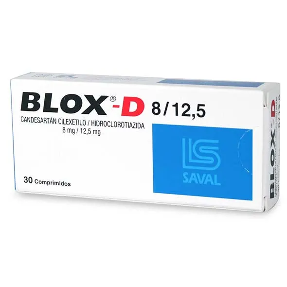 BLOX D 8/12.5 CAJA X 30 COMPRIMIDOS - Ecofarma