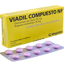 VIADIL COMPUESTO NF CAJA X 10 COMPRIMIDOS - Ecofarma