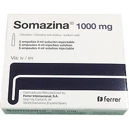 SOMAZINA 1000 MG CAJA X 5 AMPOLLAS - Ecofarma