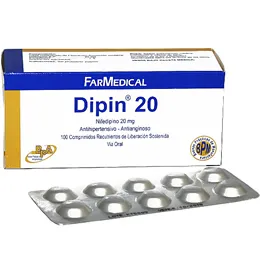 DIPIN 20 MG CAJA X 100 COMPRIMIDOS - Ecofarma
