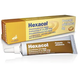 HEXACOL POMADA OFTALMICA X 5 G - Ecofarma