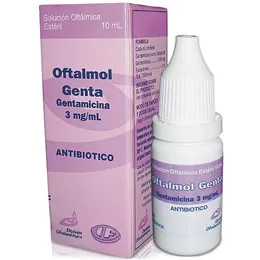 OFTALMOL GENTA GENTAMICINA COLIRIO X 10 ML - Ecofarma