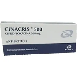 CINACRIS 500 MG CAJA X 10 COMPRIMIDOS - Ecofarma