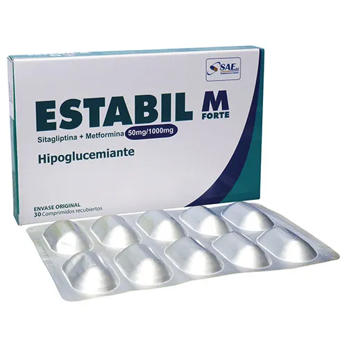 ESTABIL M FORTE 50/1000 MG CAJA X 30 COMPRIMIDOS - Ecofarma