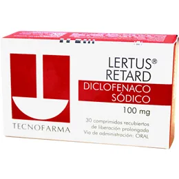 LERTUS RETARD 100 MG CAJA X 30 COMPRIMIDOS - Ecofarma
