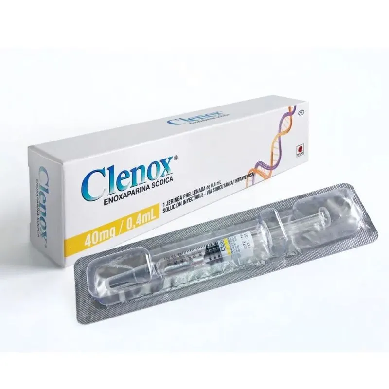 CLENOX 40 MG ENOXAPARINA  CAJA X 1 JERINGA PRELLENADA - Ecofarma