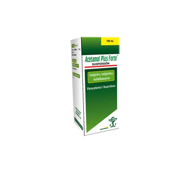 ACETAMOL PLUS FORTE SUSPENSION FCO X 100 ML. - Ecofarma
