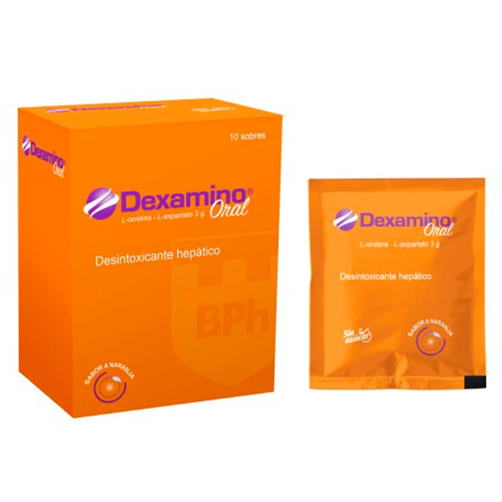 DEXAMINO ORAL CAJA X 10 SOBRES - Ecofarma